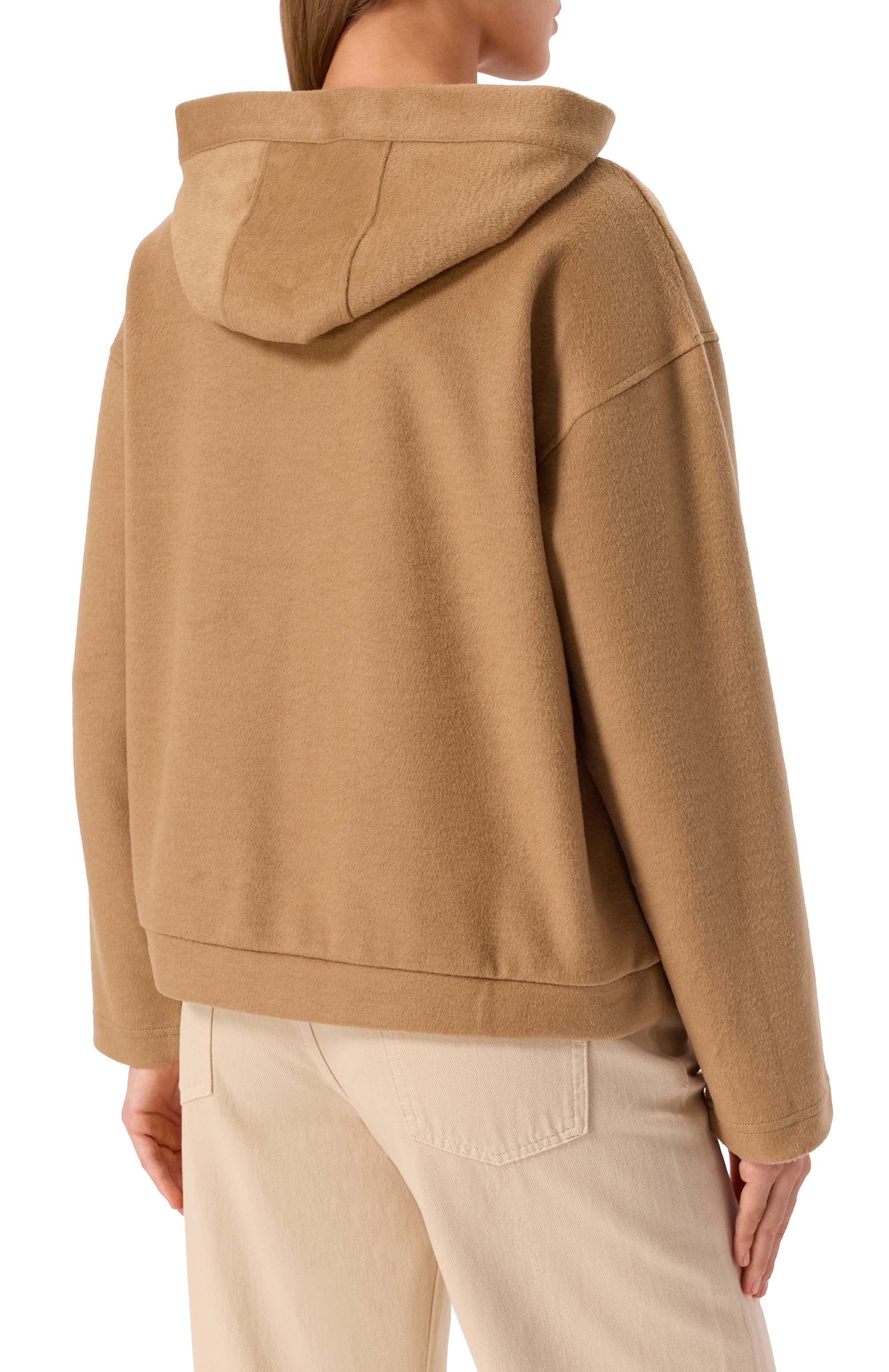 Худи WEEKEND MAX MARA бежевого цвета по цене 27600 руб., арт. 0SCURI, фото 4 Худи WEEKEND MAX MARA, арт. 0SCURI, фото 4