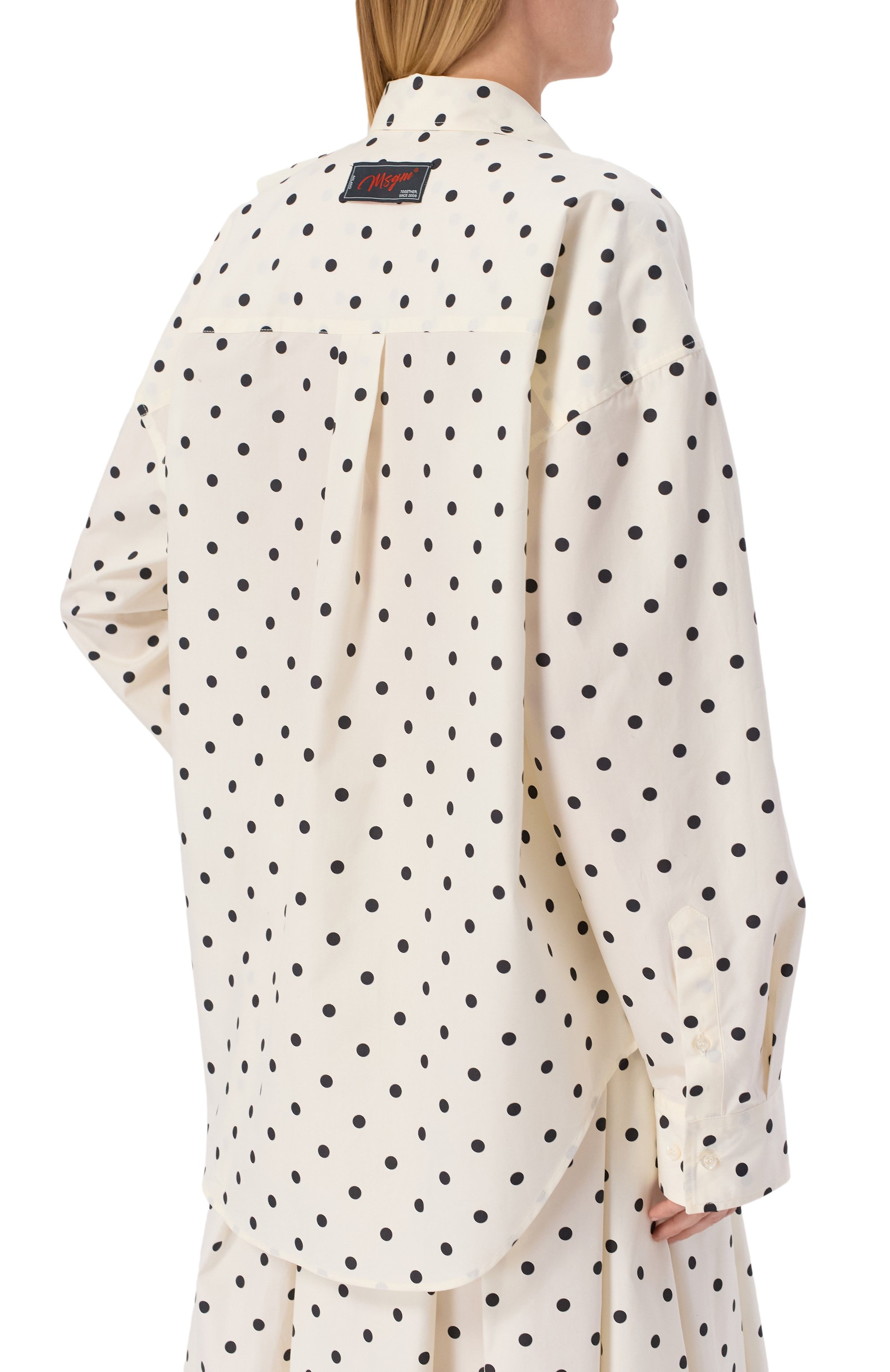 Хлопковая рубашка MSGM, арт. 4042MDE08/267353, фото 4