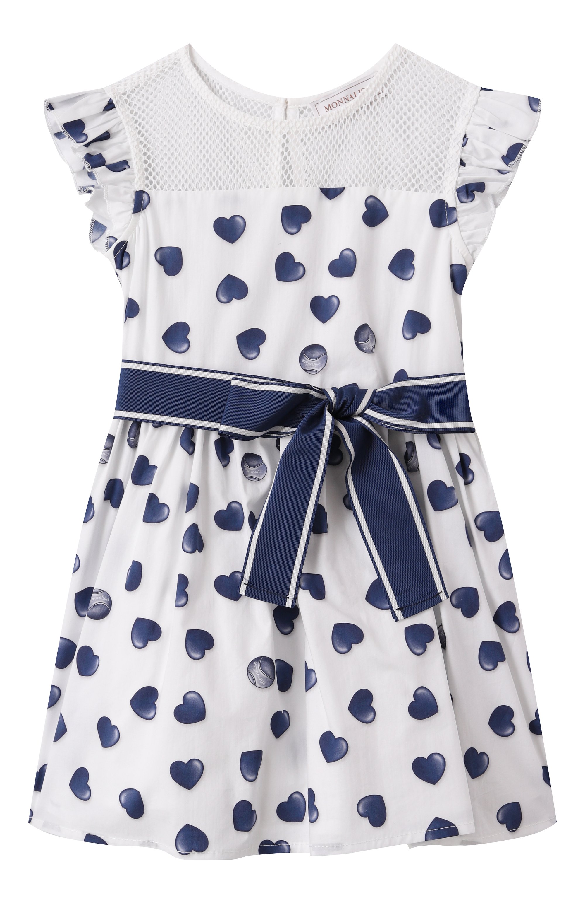 Хлопковое платье MONNALISA, арт. 11E913, фото 1