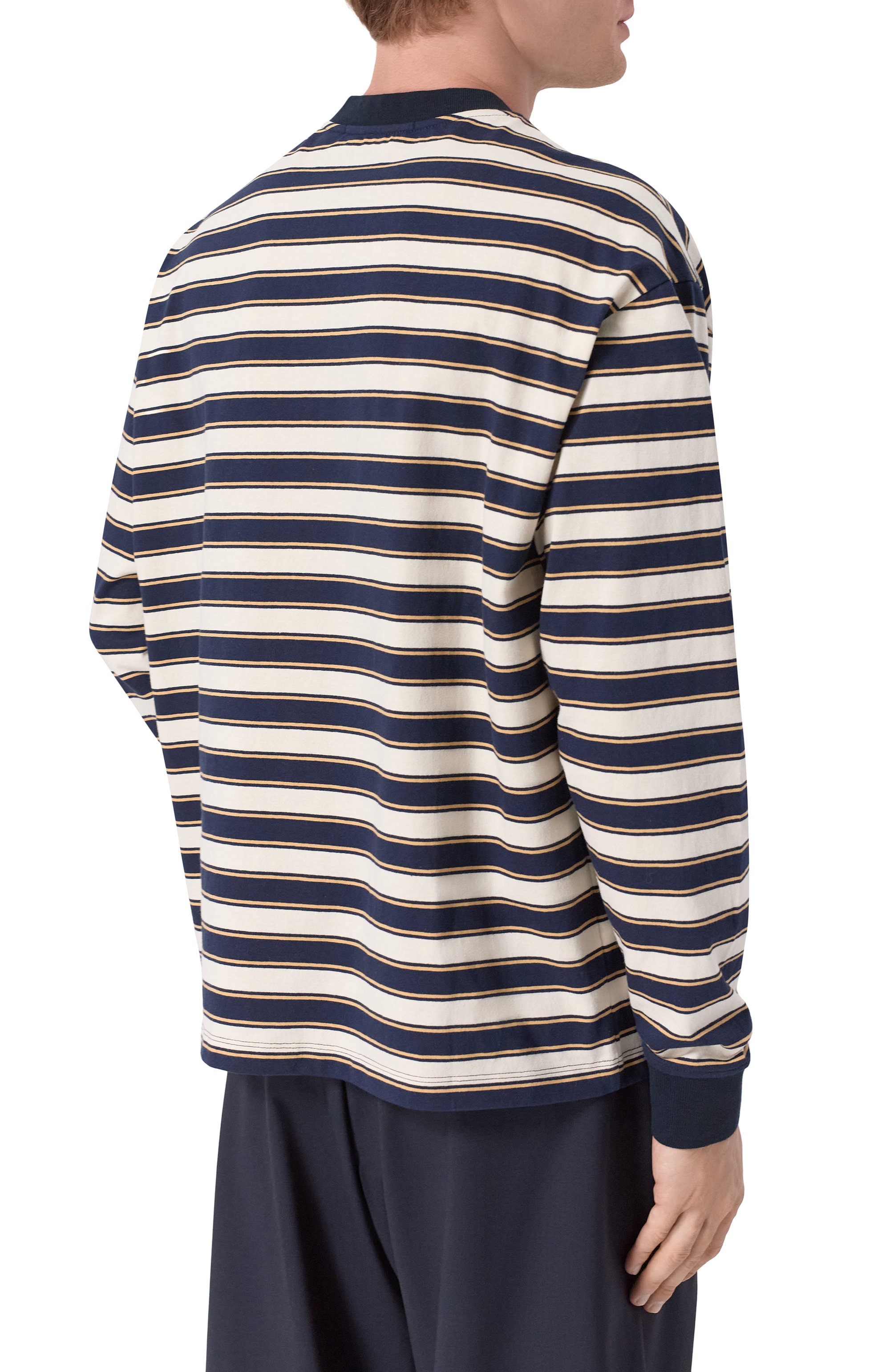 Хлопковый лонгслив MSGM, арт. 4040MM115D/267019, фото 4