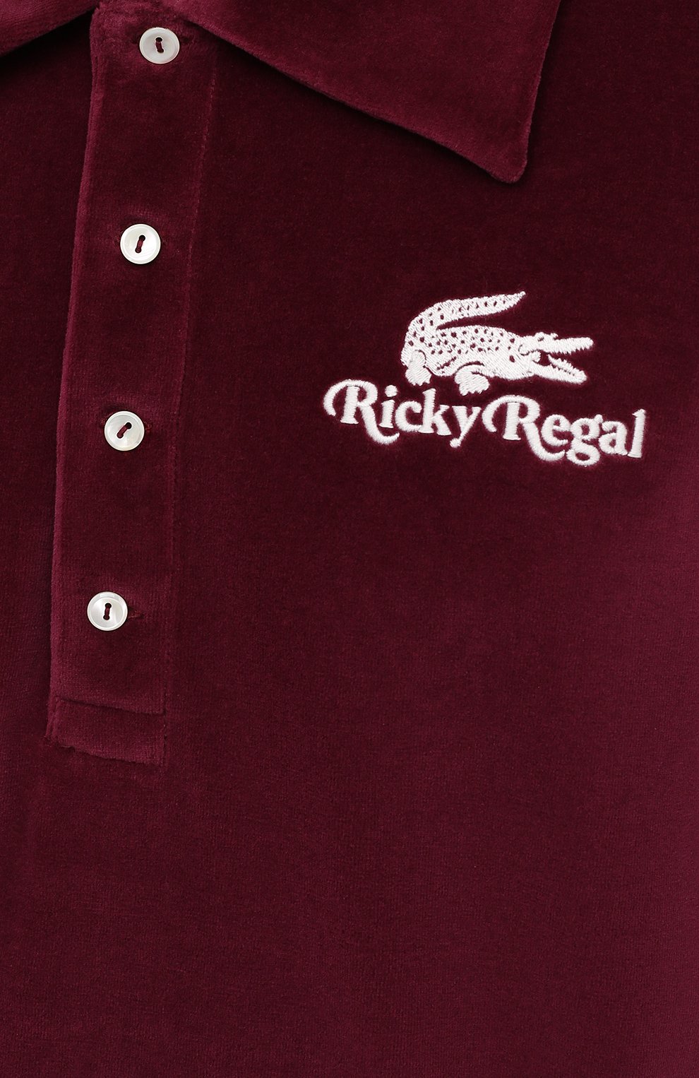 Хлопковое поло lacoste x ricky regal LACOSTE, арт. PH1693, фото 5