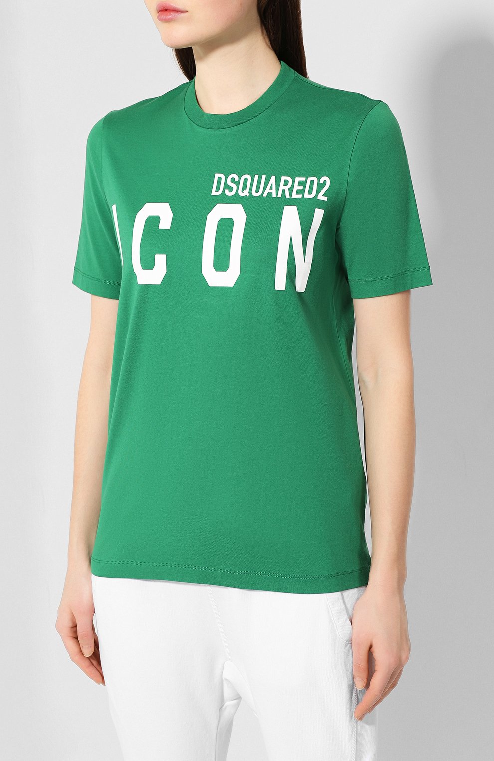 Хлопковая футболка DSQUARED2, арт. S80GC0001/S23009, фото 3