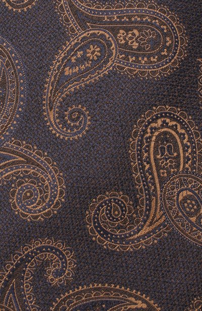 Шелковый галстук CANALI коричневого цвета по цене 11500 руб., арт. 18/HJ02880, фото 3 Шелковый галстук CANALI, арт. 18/HJ02880, фото 3