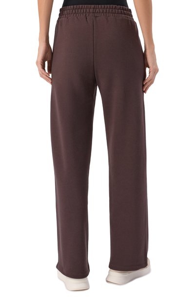 Хлопковые брюки HINNOMINATE коричневого цвета по цене 13200 руб., арт. HMABW01950, фото 4 Хлопковые брюки HINNOMINATE, арт. HMABW01950, фото 4