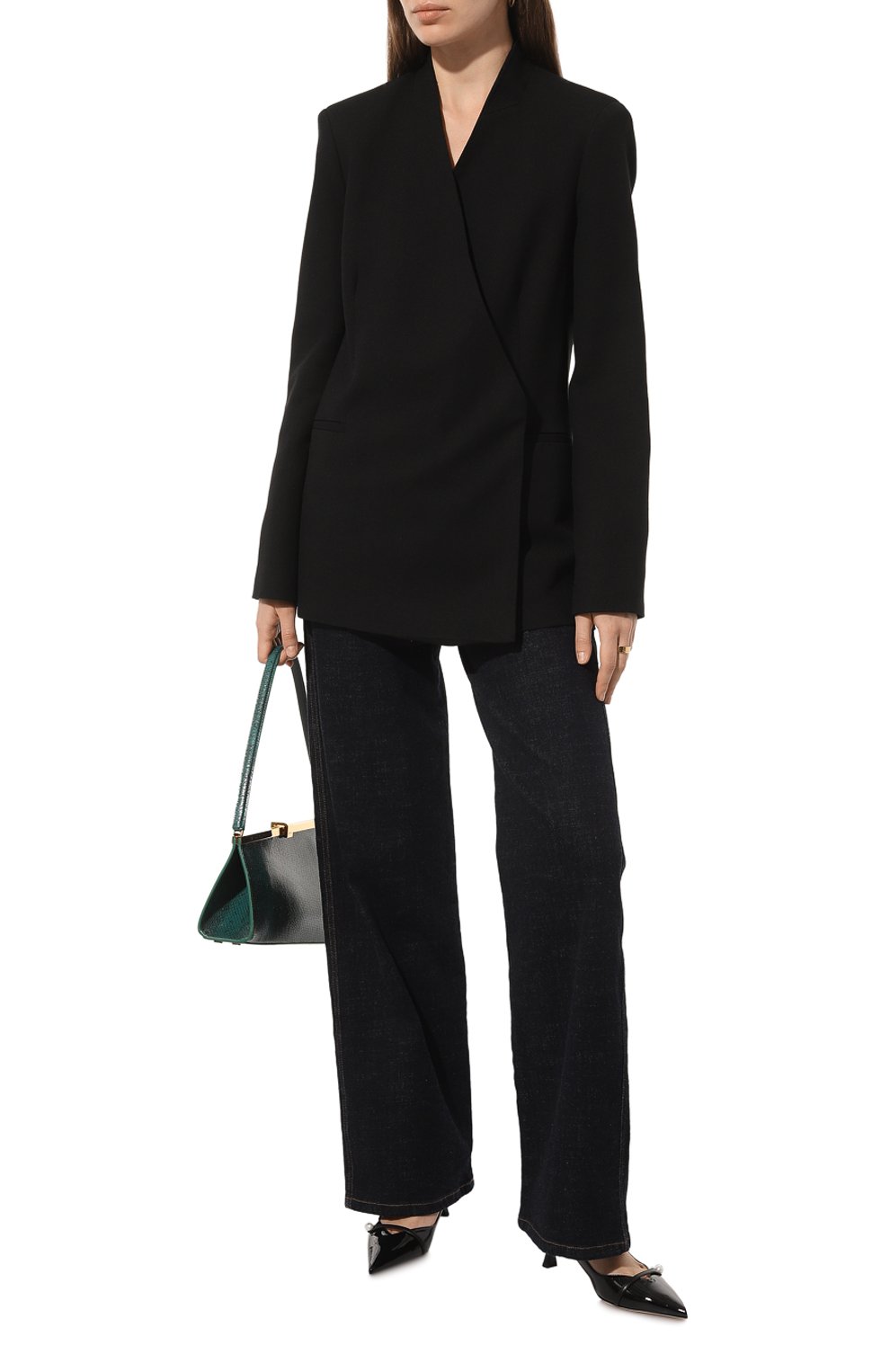 Кожаные туфли amita 45 JIMMY CHOO, арт. AMITA 45/PTZ, фото 2