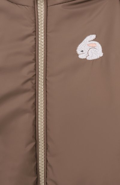 Утепленный комбинезон CHEPE коричневого цвета по цене 9200 руб., арт. 391279, фото 3 Утепленный комбинезон CHEPE, арт. 391279, фото 3