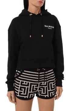 Хлопковое худи BALMAIN, арт. AF1JP000/BB01, фото 1