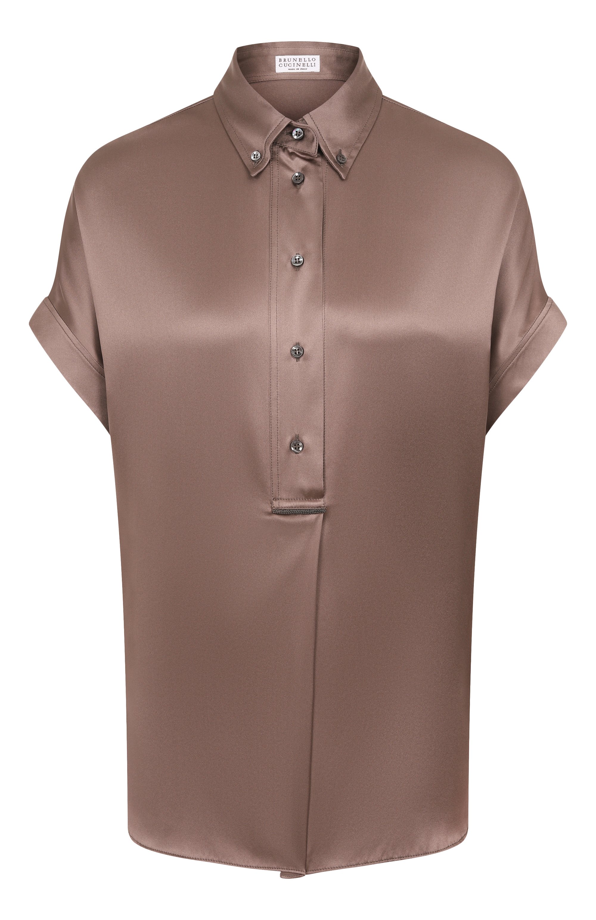 Атласная блузка BRUNELLO CUCINELLI, арт. M0C59RA915, фото 1