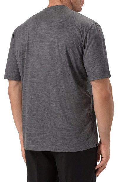 Шерстяная футболка MARCO PESCAROLO темно-серого цвета по цене 54050 руб., арт. JAMES/52Y04/2, фото 4 Шерстяная футболка MARCO PESCAROLO, арт. JAMES/52Y04/2, фото 4