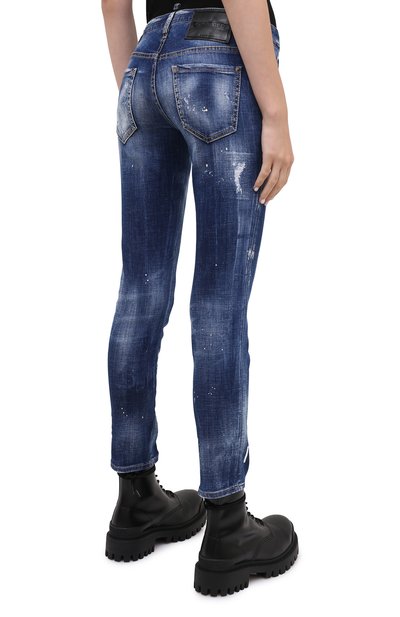 Джинсы DSQUARED2 синего цвета по цене 51850 руб., арт. S80LA0012/S30342, фото 5 Джинсы DSQUARED2, арт. S80LA0012/S30342, фото 5