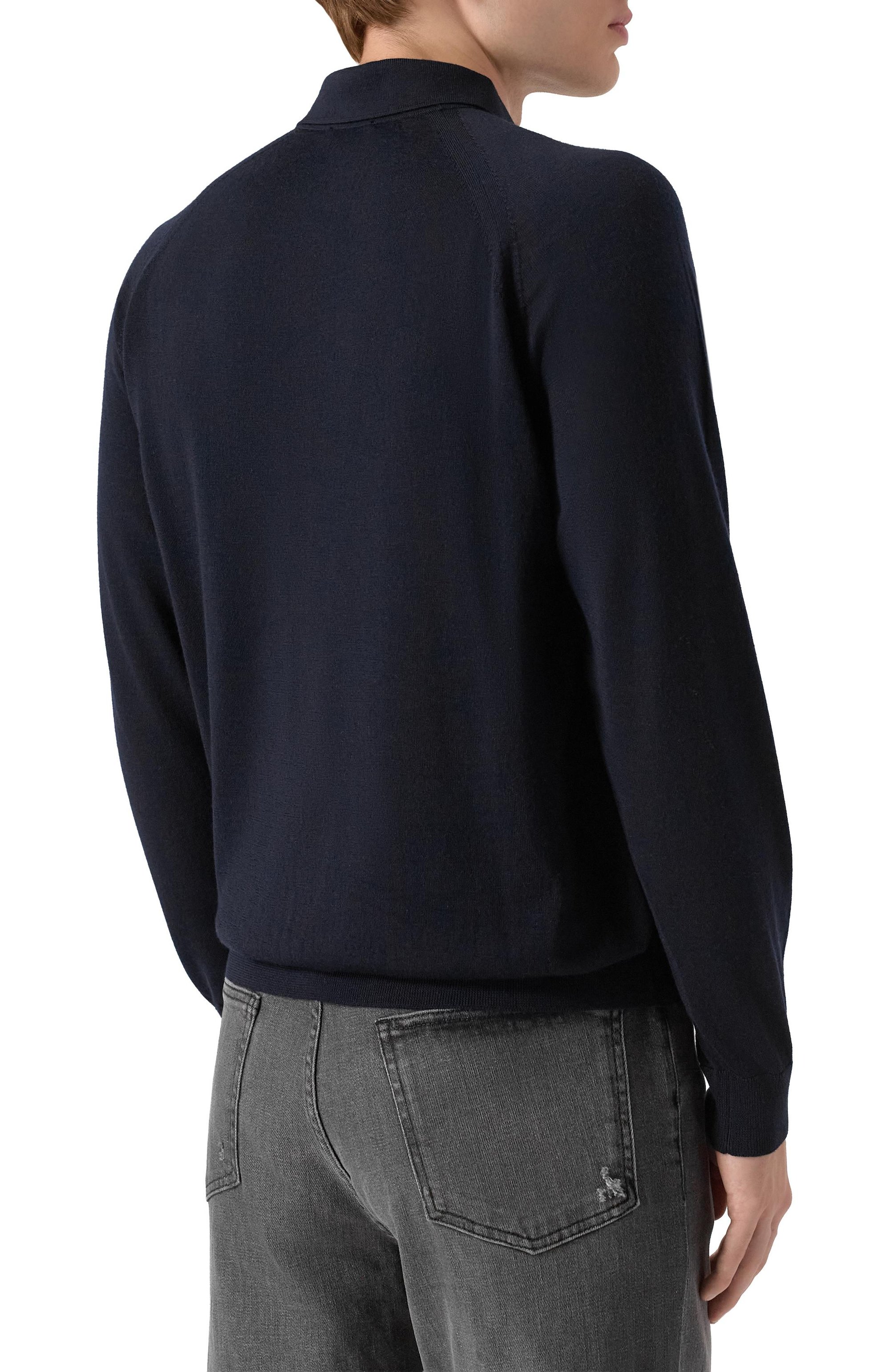 Поло из шерсти и кашемира PAUL&SHARK, арт. 15311151, фото 4