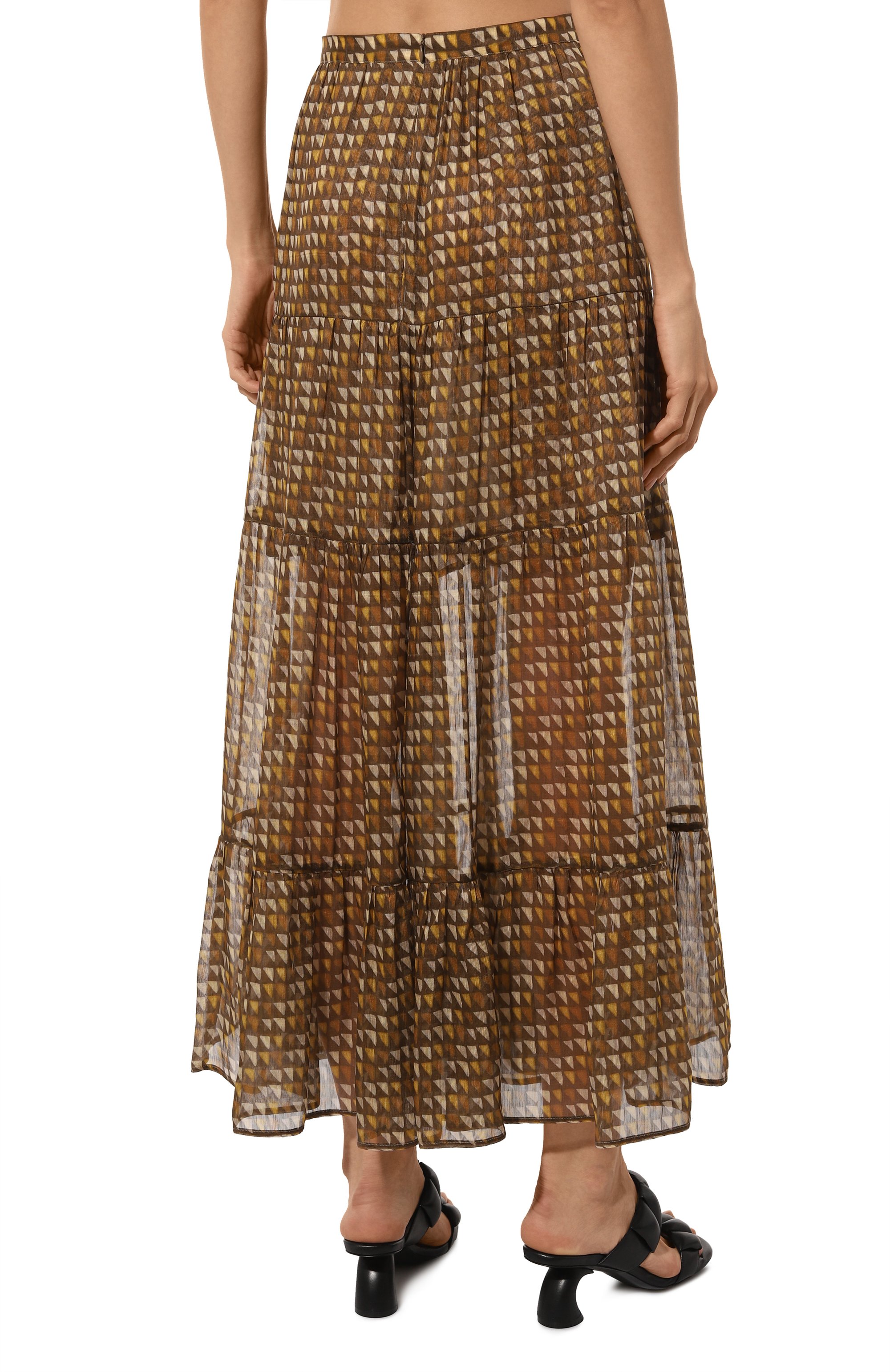 Юбка изо льна и шелка KITON, арт. D49214TK0977C, фото 4