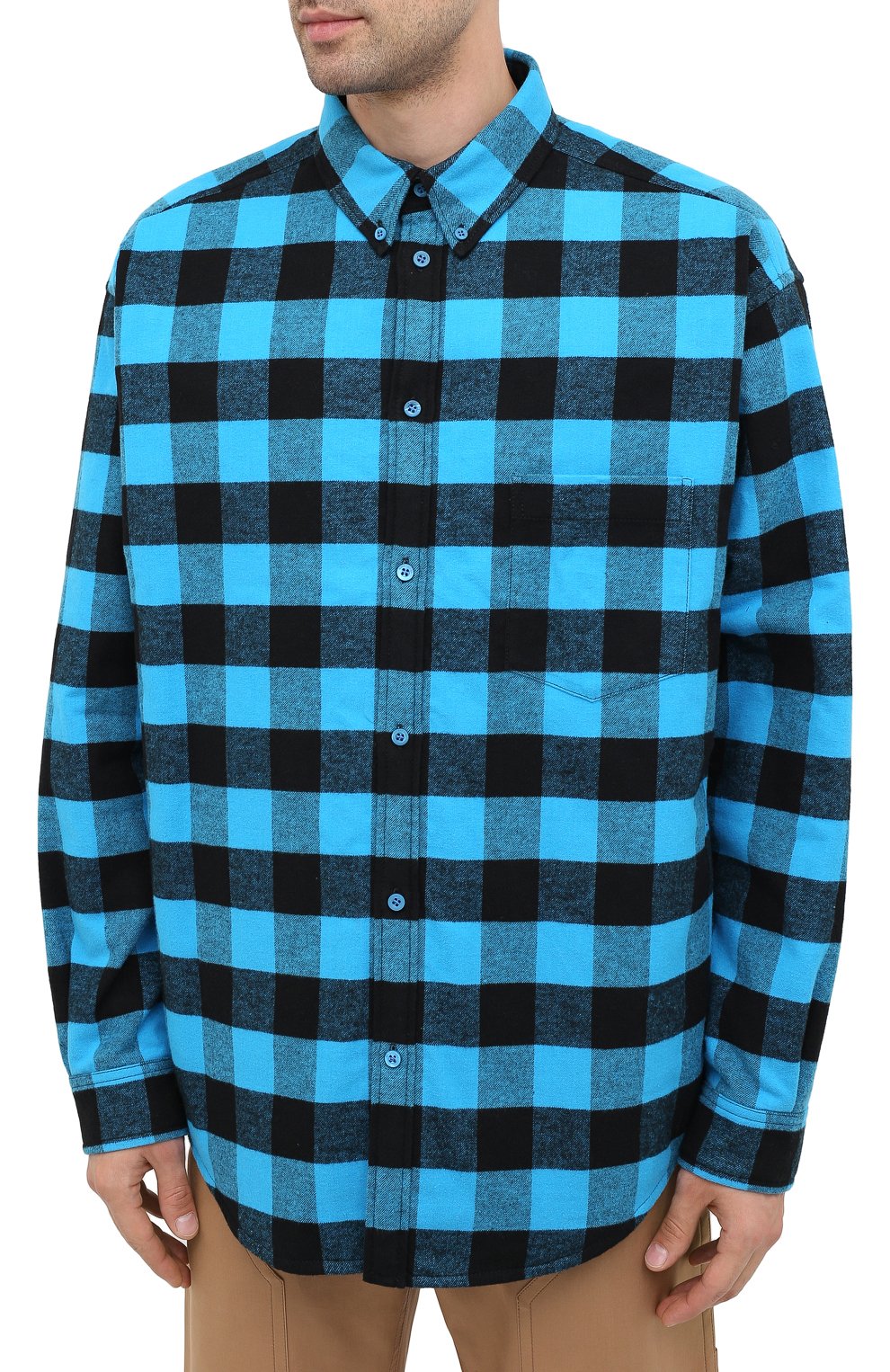 Хлопковая куртка-рубашка BALENCIAGA, арт. 626327/TIM26, фото 3