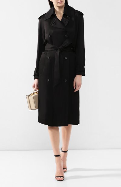 Тренч из смеси вискозы и льна TOM FORD черного цвета по цене 261000 руб., арт. CP1422-FAX330, фото 2 Тренч из смеси вискозы и льна TOM FORD, арт. CP1422-FAX330, фото 2