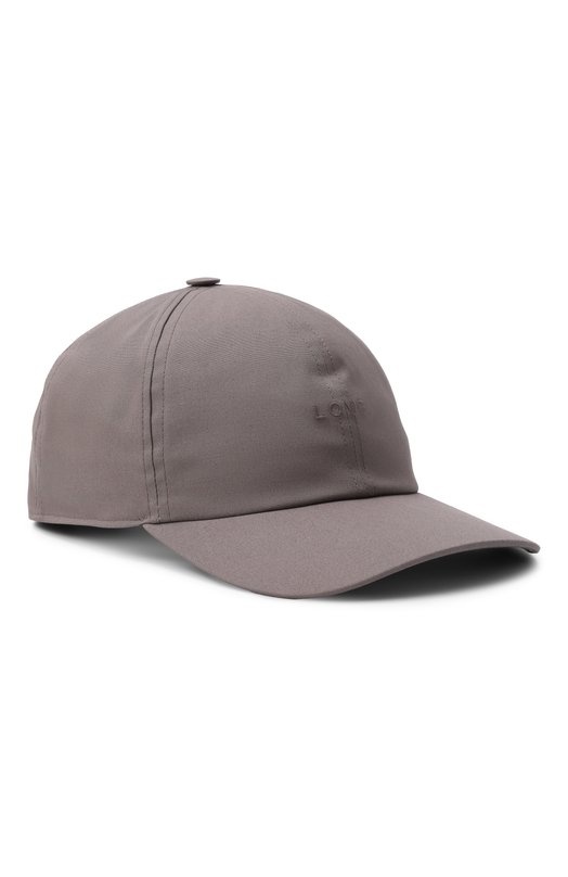 Хлопковая бейсболка Rick Owens RA01F0800/TEEM4 Серый RA01F0800/TEEM4