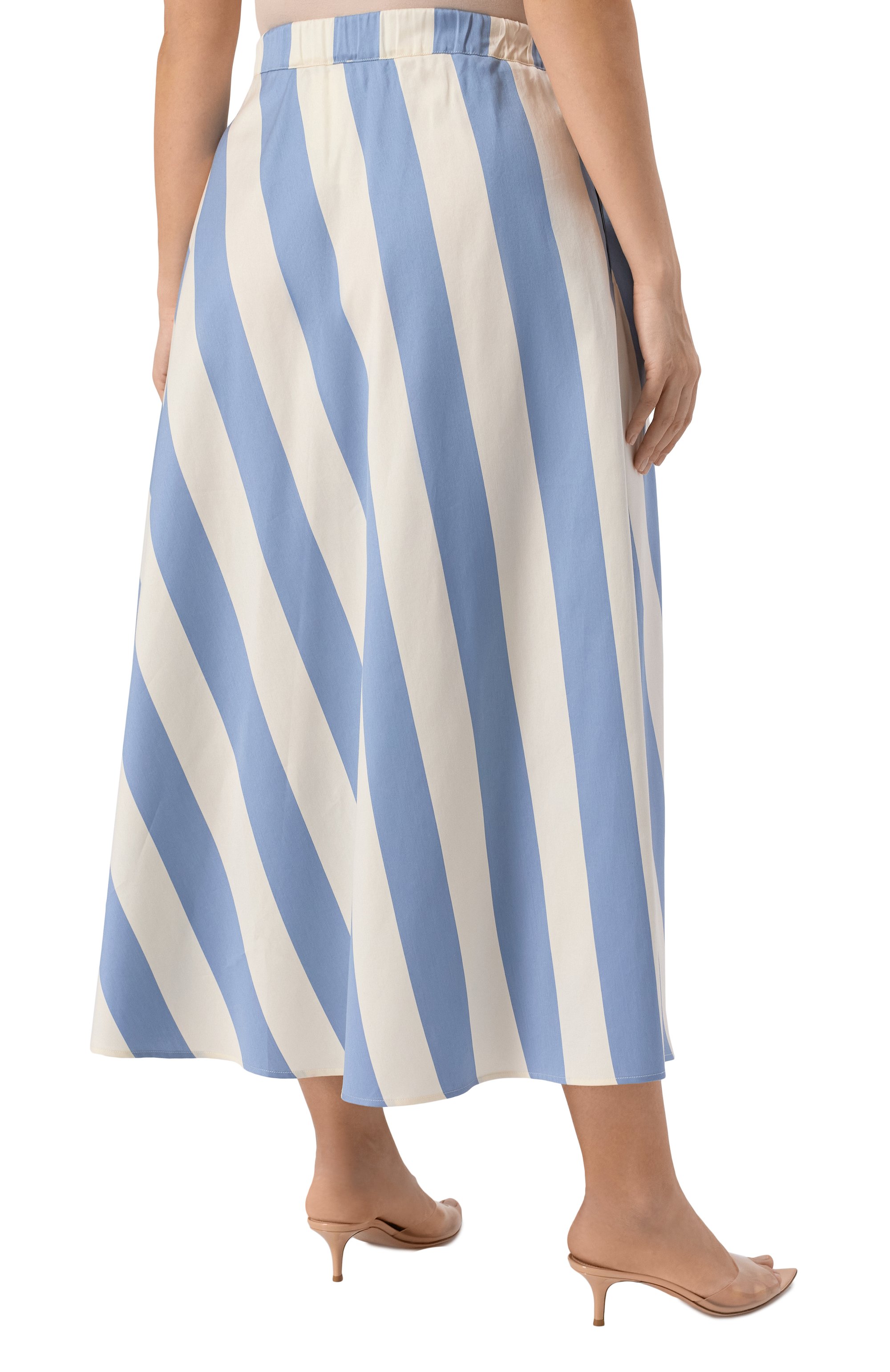 Юбка из хлопка и шелка WEEKEND MAX MARA, арт. VIDIM, фото 4