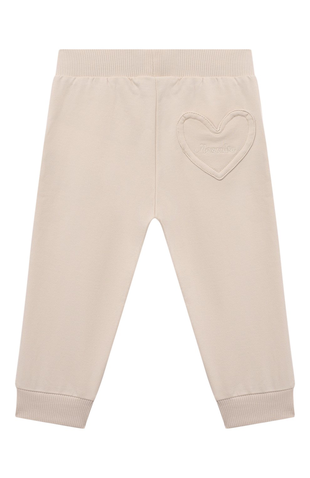 Хлопковые джоггеры MONNALISA, арт. 39B407, фото 2