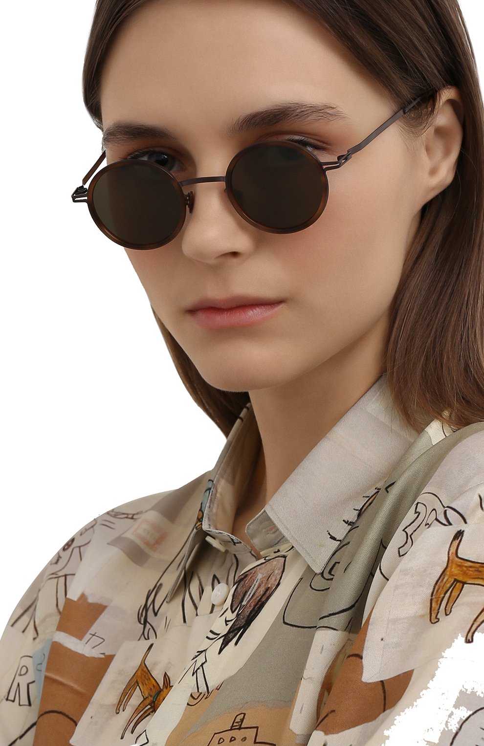 Солнцезащитные очки MYKITA, арт. EETU/M0CCA/ZANZIBAR/RAWGREEN S0LID 856, фото 2