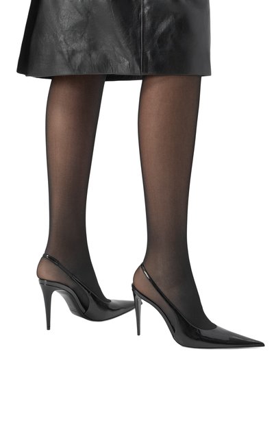 Лакированные туфли guermantes 95 SAINT LAURENT черного цвета по цене 173500 руб., арт. 870505/1TVAN, фото 2 Лакированные туфли guermantes 95 SAINT LAURENT, арт. 870505/1TVAN, фото 2