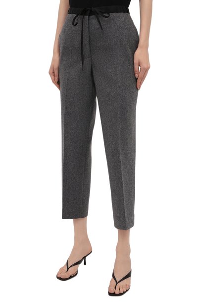 Шерстяные брюки JIL SANDER серого цвета по цене 53250 руб., арт. JPPT310550-WT212500B, фото 3 Шерстяные брюки JIL SANDER, арт. JPPT310550-WT212500B, фото 3