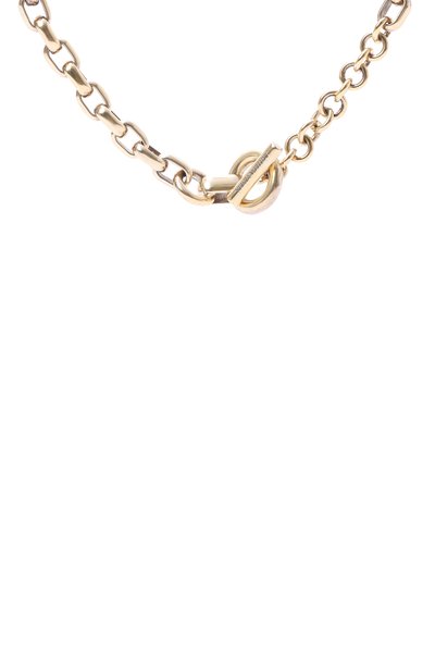 Колье BOTTEGA VENETA золотого цвета по цене 220500 руб., арт. 649230/VAHU0, фото 4 Колье BOTTEGA VENETA, арт. 649230/VAHU0, фото 4