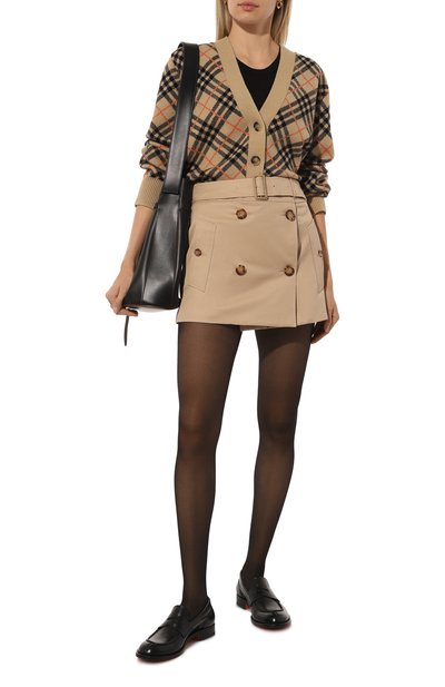 Хлопковая юбка BURBERRY, арт. 8071196 A7405, фото 2
