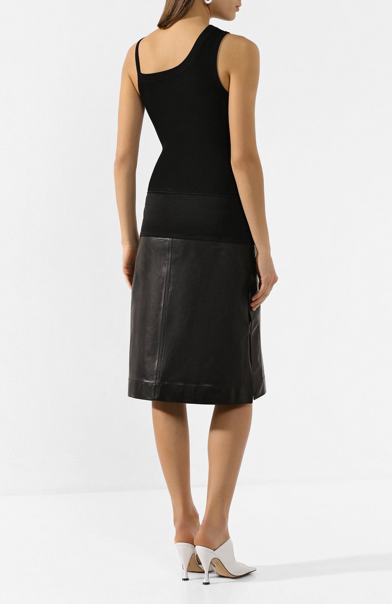 Платье PETER DO, арт. PD-SS20-316/TA014-BLK/LE003-BLK, фото 1