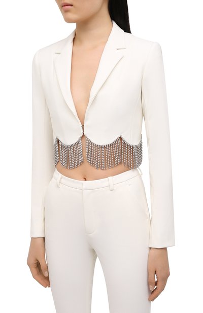 Жакет AREA белого цвета по цене 158500 руб., арт. PF20J06032, фото 3 Жакет AREA, арт. PF20J06032, фото 3