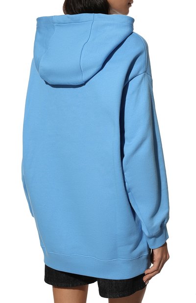Хлопковое худи MARNI голубого цвета по цене 59700 руб., арт. FLJE0157P1/USCS52, фото 4 Хлопковое худи MARNI, арт. FLJE0157P1/USCS52, фото 4