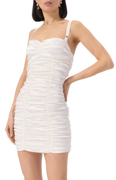 Атласное платье DOLCE & GABBANA, арт. F6TPXT/FURAD, фото 3