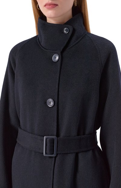 Пальто EMPORIO ARMANI темно-синего цвета по цене 106500 руб., арт. EW001301/AF14263, фото 5 Пальто EMPORIO ARMANI, арт. EW001301/AF14263, фото 5