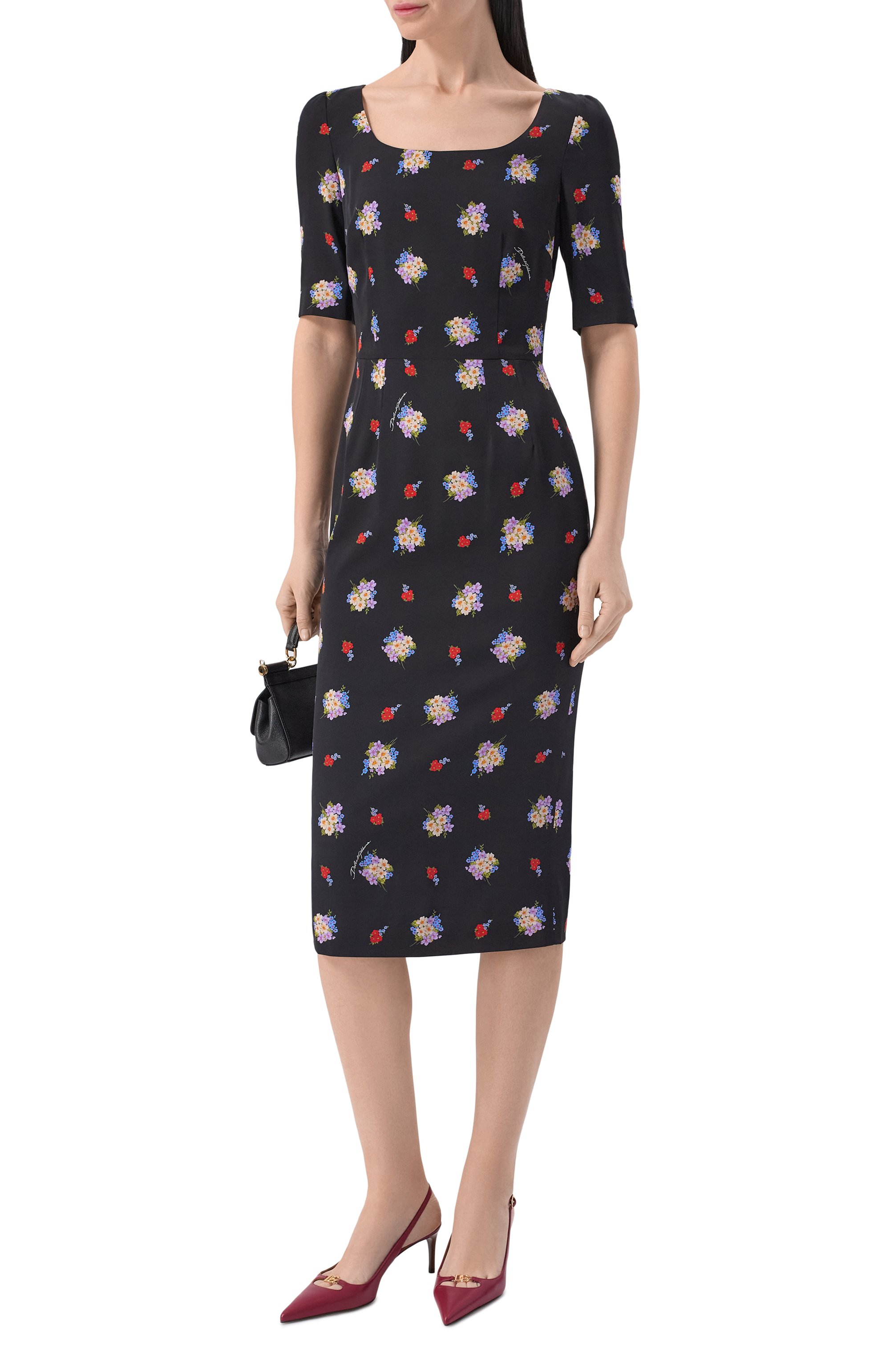 Шелковое платье DOLCE & GABBANA, арт. F6H4PT/FSA8L, фото 2