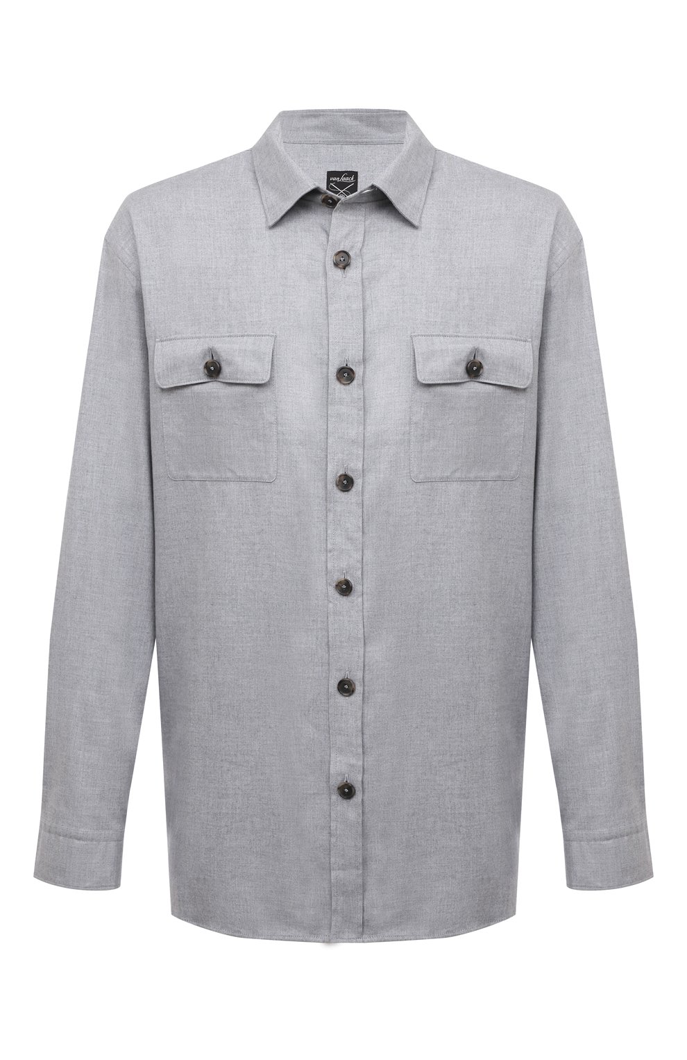 Рубашка VAN LAACK серого цвета по цене 33250 руб., арт. RET0-TFK/155045/3XL, фото 1 Рубашка VAN LAACK, арт. RET0-TFK/155045/3XL, фото 1