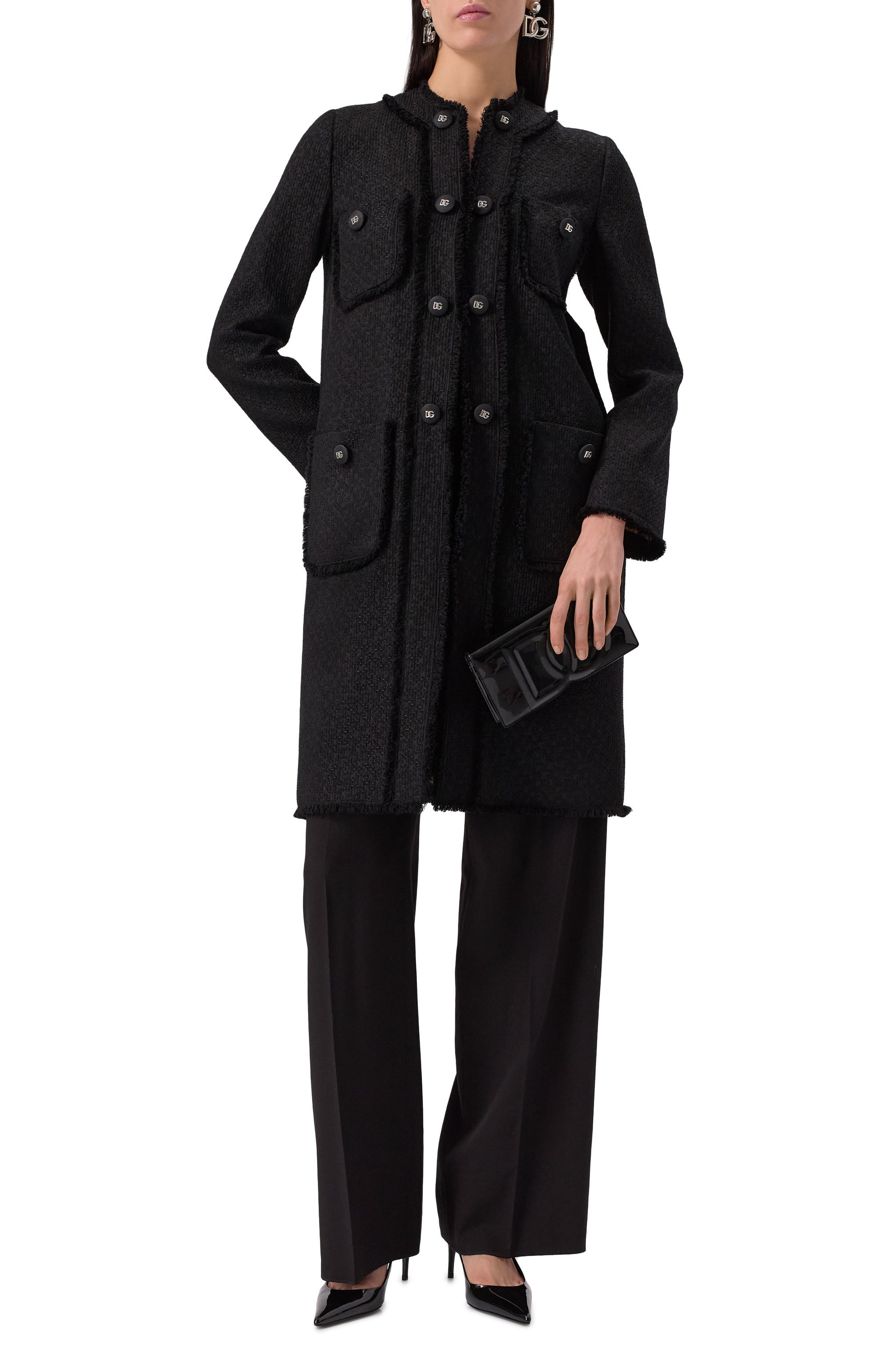 Хлопковое пальто DOLCE & GABBANA, арт. F0C3UT/GDCLW, фото 2