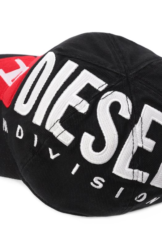 Хлопковая бейсболка Diesel A21491/0PFAA Чёрный  A21491/0PFAA Фото 3