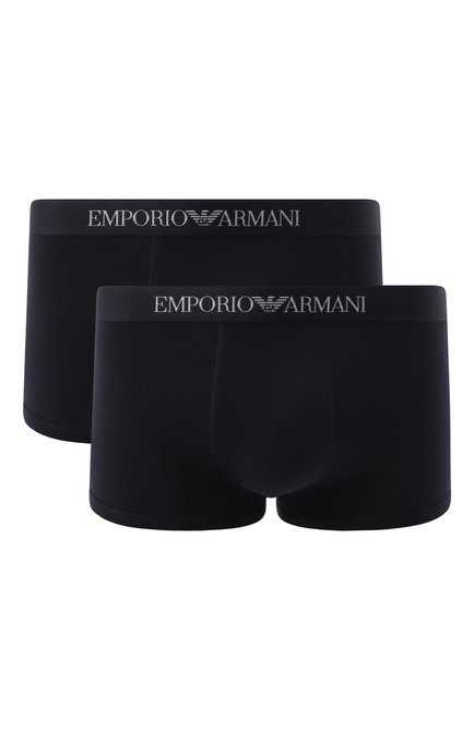 Мужские комплект из двух хлопковых боксеров EMPORIO ARMANI, арт. 111613/CC722