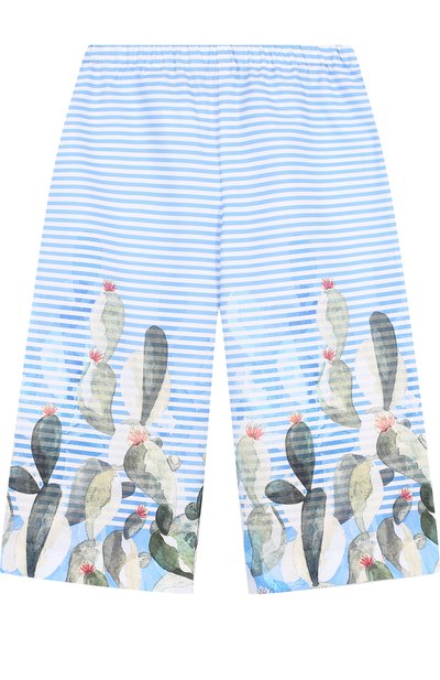 Хлопковые кюлоты с принтом IL GUFO, арт. P18PR013C4035/5A-8A, фото 1