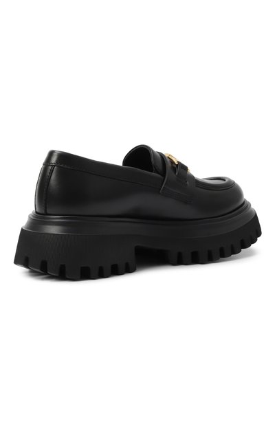 Кожаные лоферы DOLCE & GABBANA, арт. D11351/A1065/27-36, фото 3