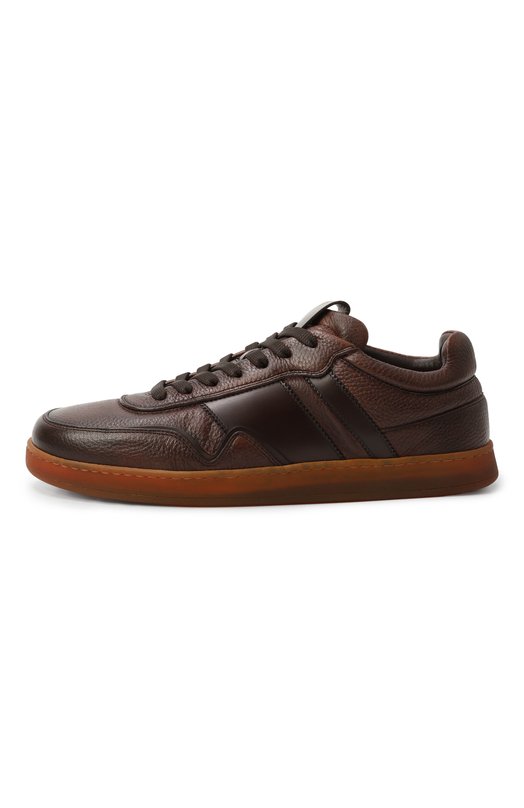 Кожаные кеды Modica Fabi FU1201/VAR. 2322 Коричневый  FU1201/VAR. 2322 Фото 4