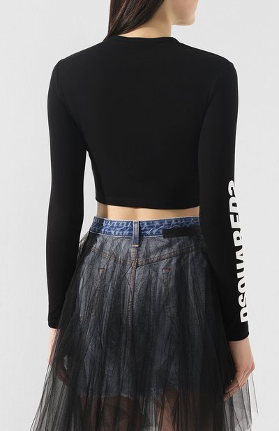 Хлопковый пуловер DSQUARED2, арт. D8M002360, фото 4