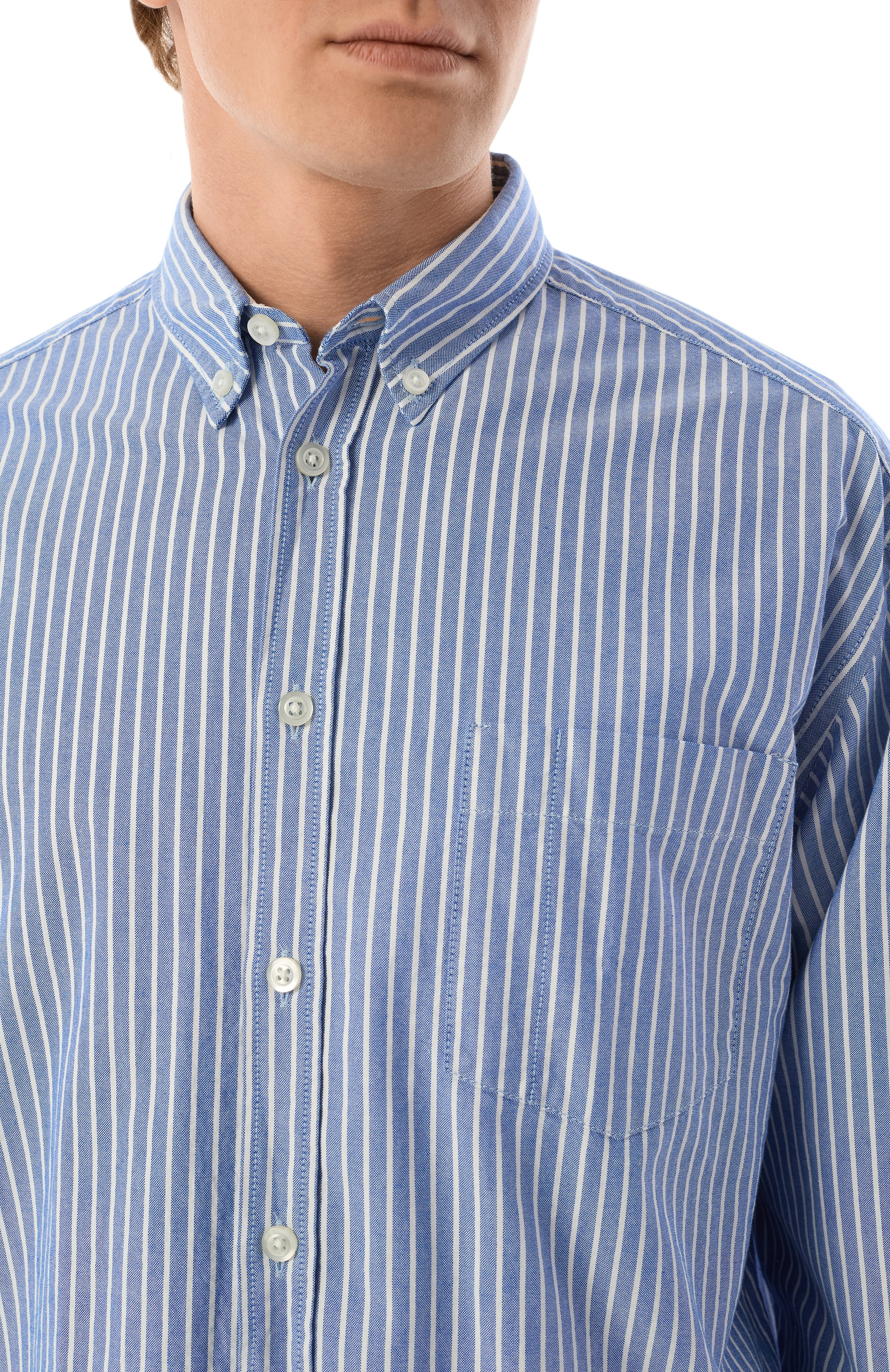 Хлопковая рубашка HUGO BLUE, арт. 50534183, фото 5