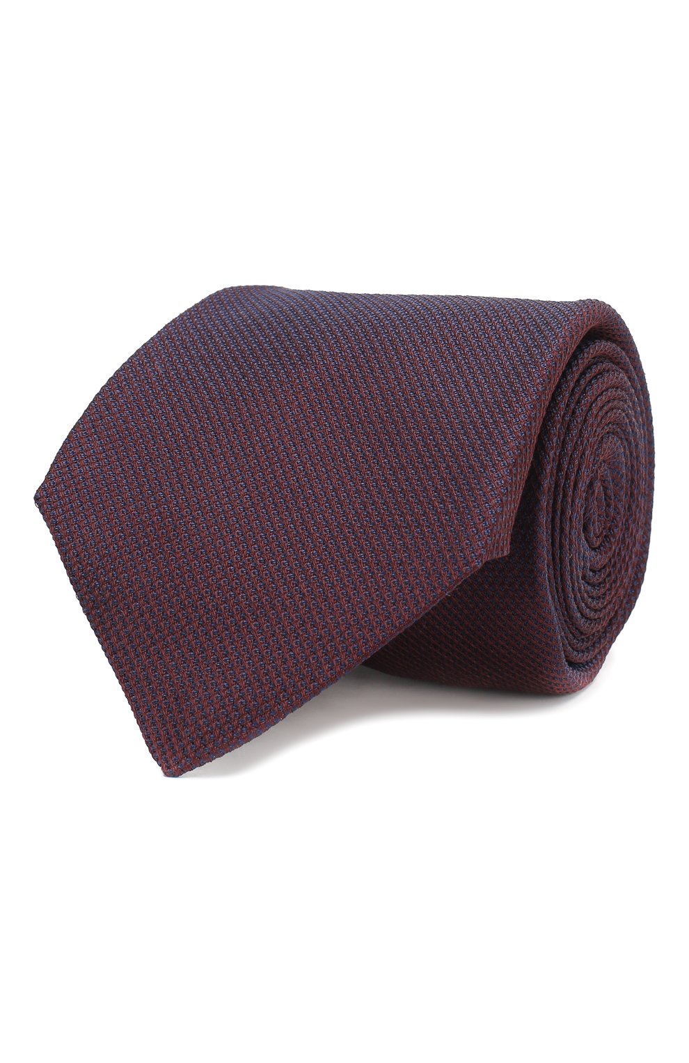 Шелковый галстук KITON бордового цвета по цене 26700 руб., арт. UCRVKLC02F82, фото 1 Шелковый галстук KITON, арт. UCRVKLC02F82, фото 1