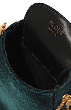 Женская сумка corvus NEOUS темно-зеленого цвета, арт. 00037V06 | Фото 5 (Сумки-технические: Сумки top-handle; Материал сплава: Проставлено; Размер: mini; Материал: Текстиль; Драгоценн�ые камни: Проставлено)