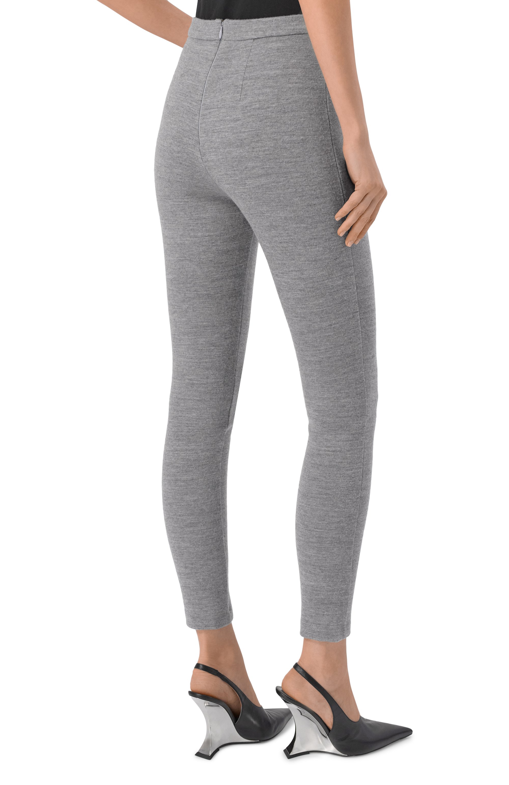 Легинсы из шерсти и хлопка BALMAIN, арт. FF00C014/JL17, фото 4