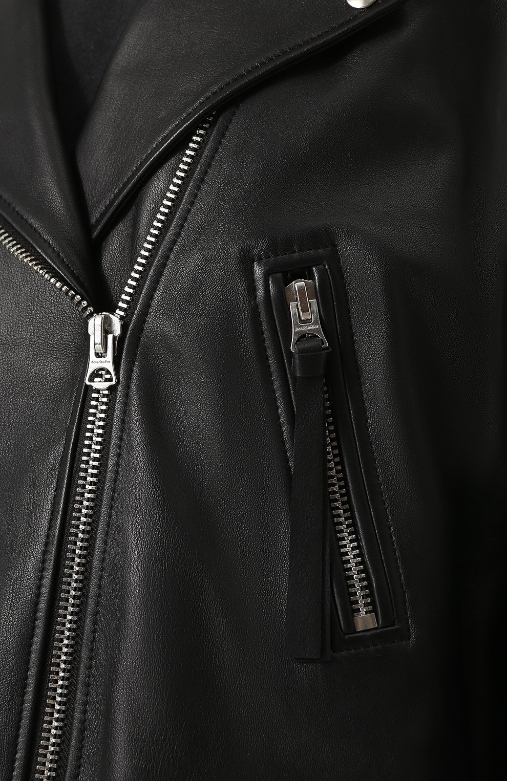 Кожаная куртка с поясом ACNE STUDIOS, арт. A70004, фото 5