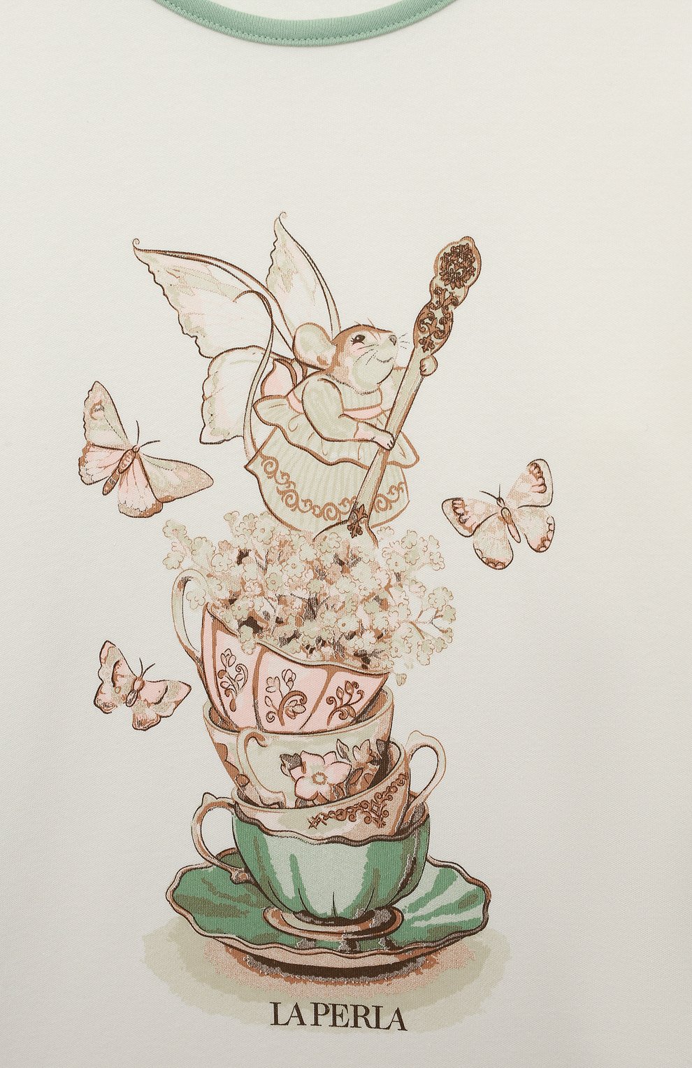 Хлопковая пижама LA PERLA, арт. 54241/8A-14A, фото 6