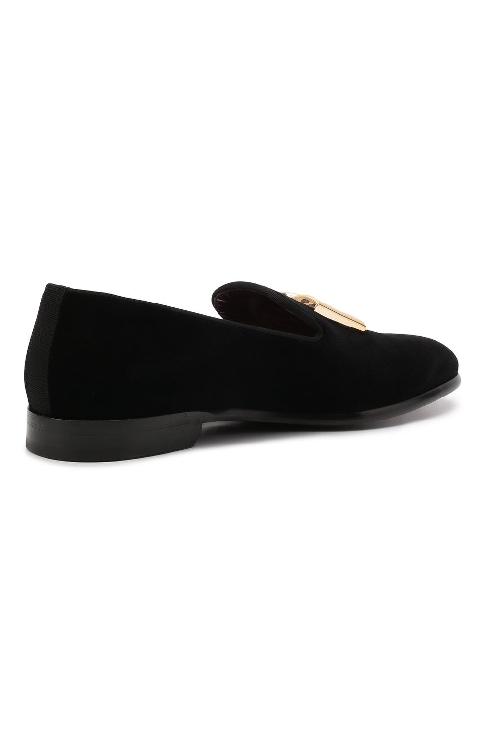 Текстильные лоферы leonardo DOLCE & GABBANA черного цвета по цене 87650 руб., арт. A50467/A6808, фото 5 Текстильные лоферы leonardo DOLCE & GABBANA, арт. A50467/A6808, фото 5