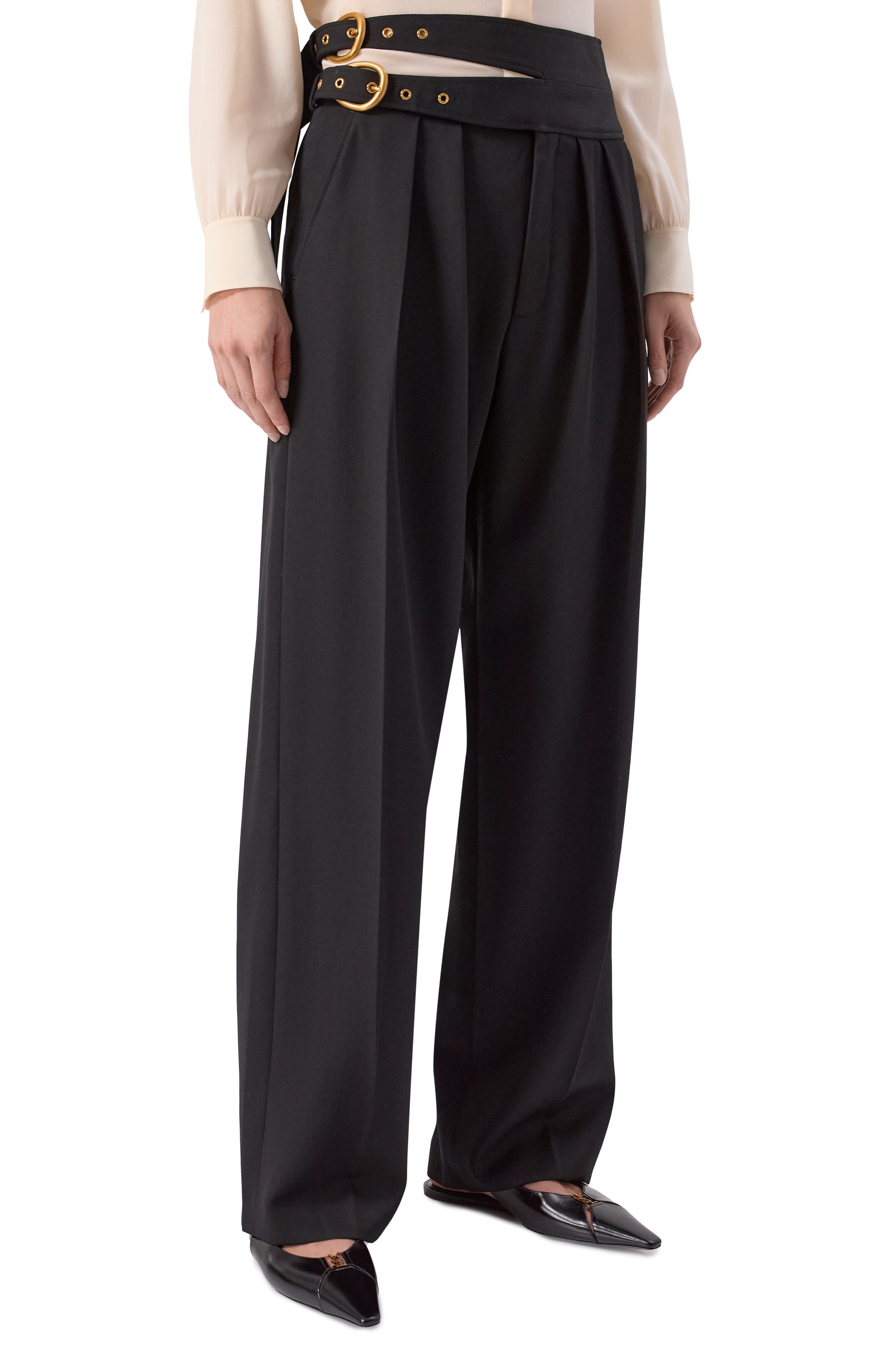 Шерстяные брюки CHLOÉ, арт. CH26SPA08067, фото 3