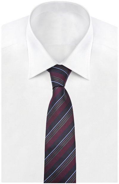 Галстук BRIONI бордового цвета по цене 22950 руб., арт. 063I/04498, фото 2 Галстук BRIONI, арт. 063I/04498, фото 2