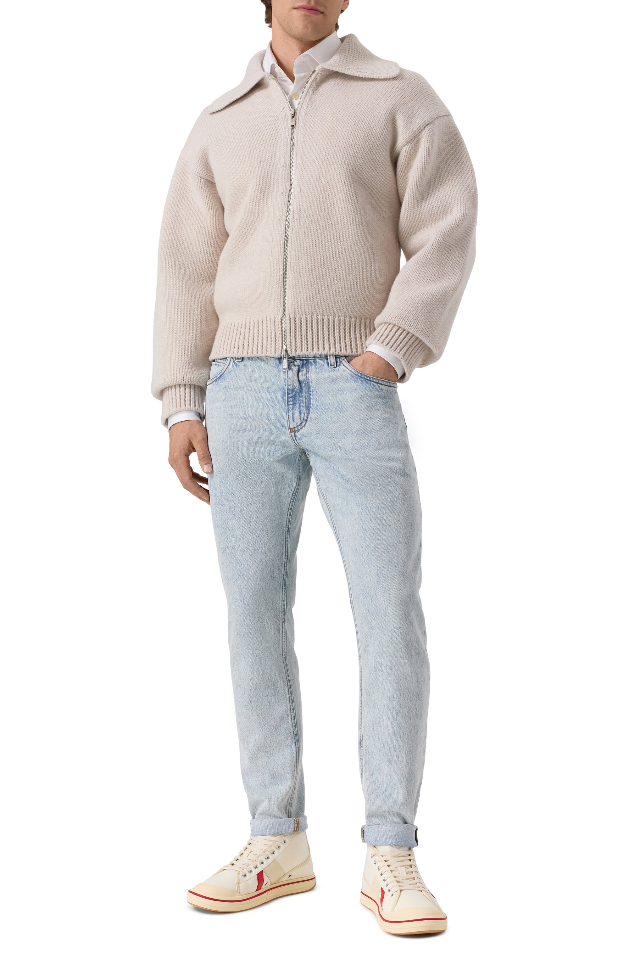 Комбинированные кеды eliot BOTTEGA VENETA, арт. 827556/V5JG1, фото 2